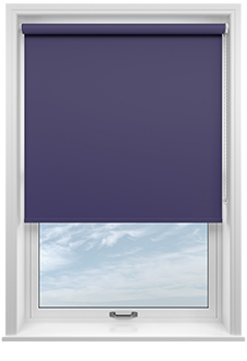 Trinity (Blackout), Royal Blue - Twist&Fit Roller Blind